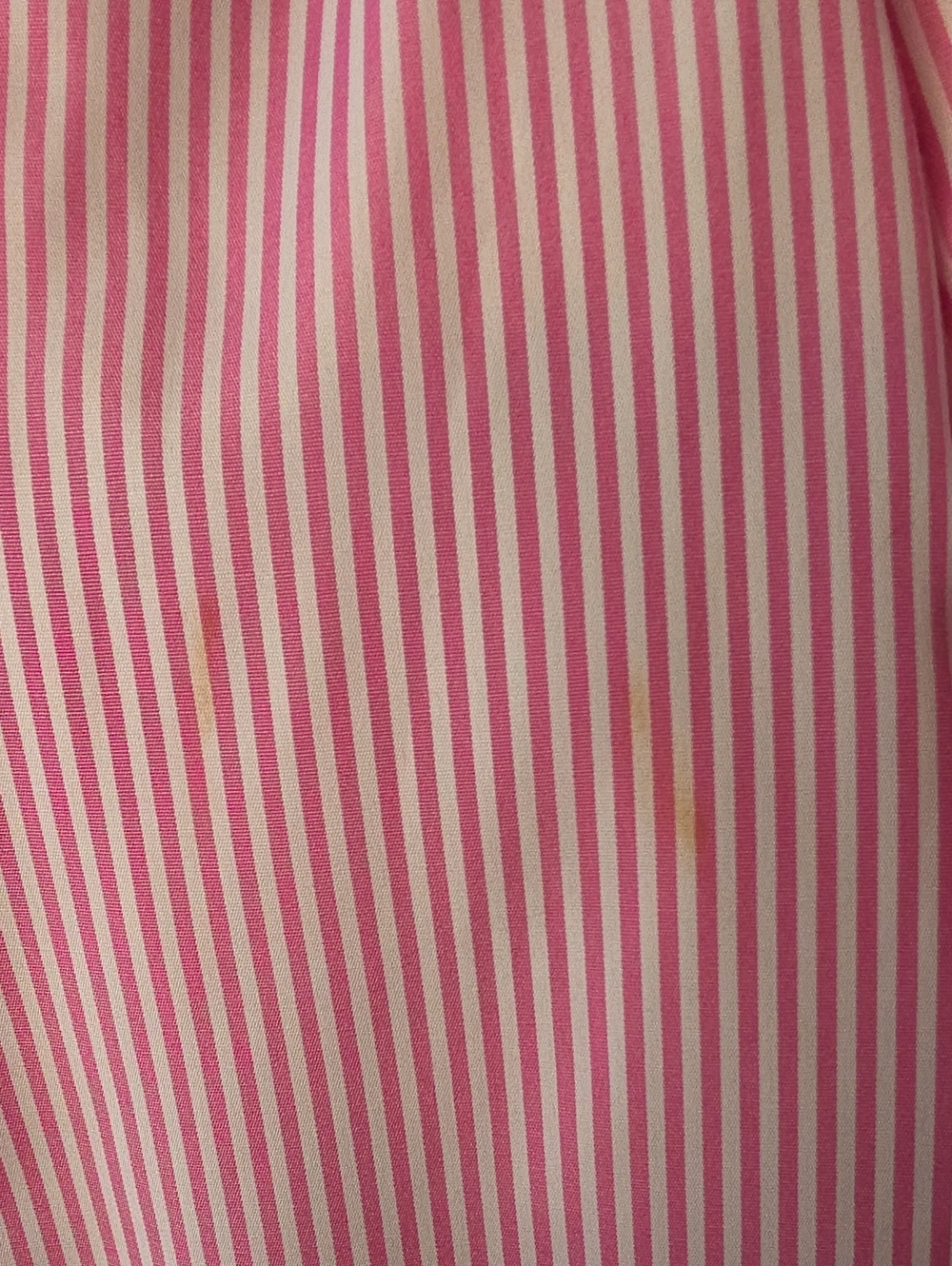 SHEIN Pink White Striped Puff Sleeve Tie Neck Bow Career Office Blouse Top XL - Picture 8 of 8
